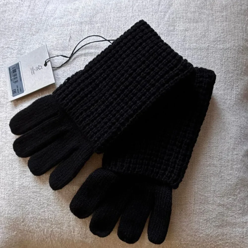 Allsaints Women's Black Gloves